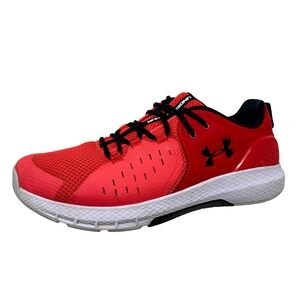 Under Armour Charged Assert 9 Red Black White Athletic Training Shoe Men's Sz 10